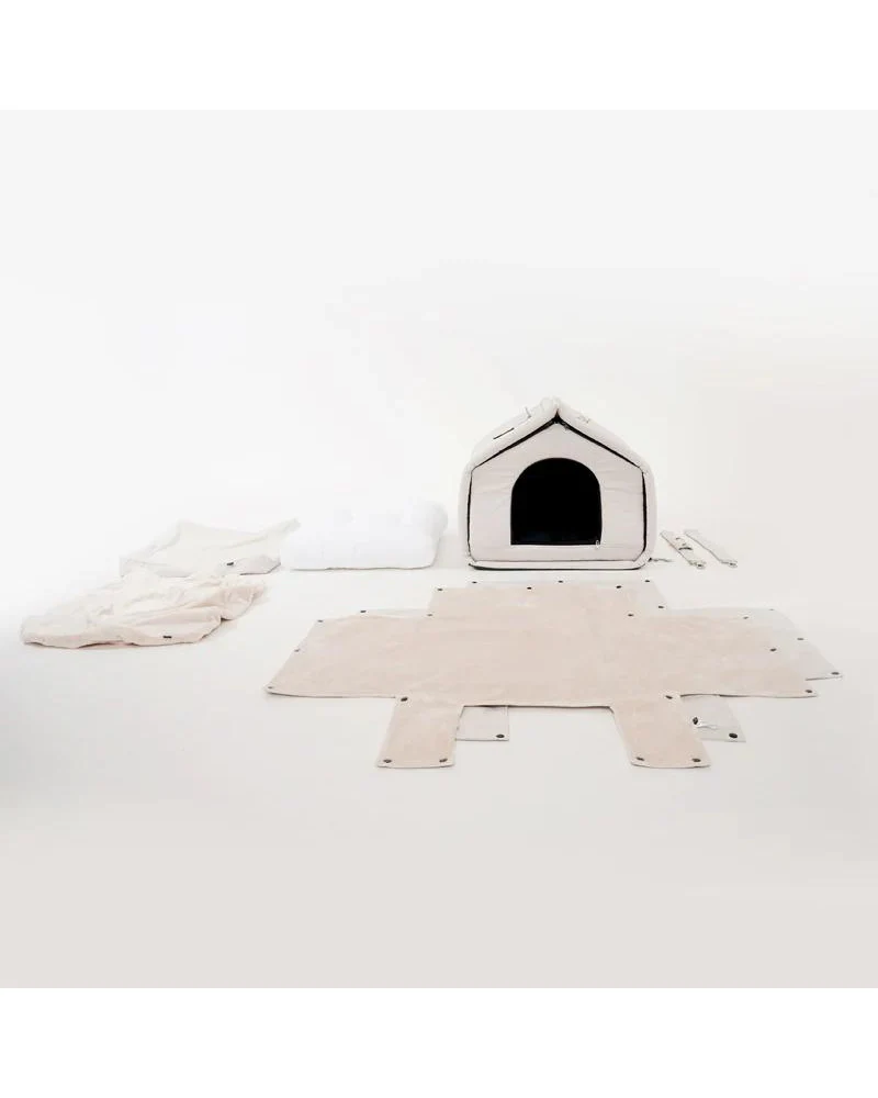 2-In-1 Pet Bed w/ Handles in Black or Beige (FINAL SALE) - Image 6