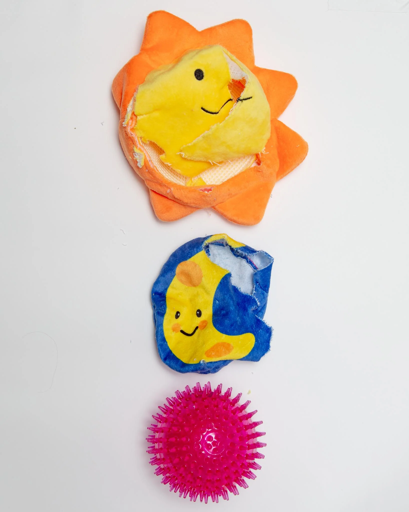 3-in-1 Prickles Sun + Moon + Squeaky Ball Dog Toy - Image 3