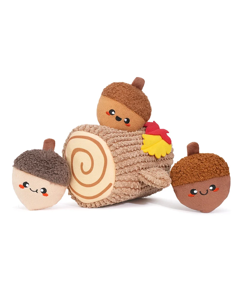Acorn Tree Interactive Dog Squeaky Plush Toy - Image 2