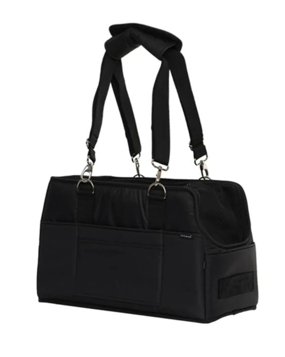 Adjustable Strap Dog Carrier Bag in Black (FINAL SALE)