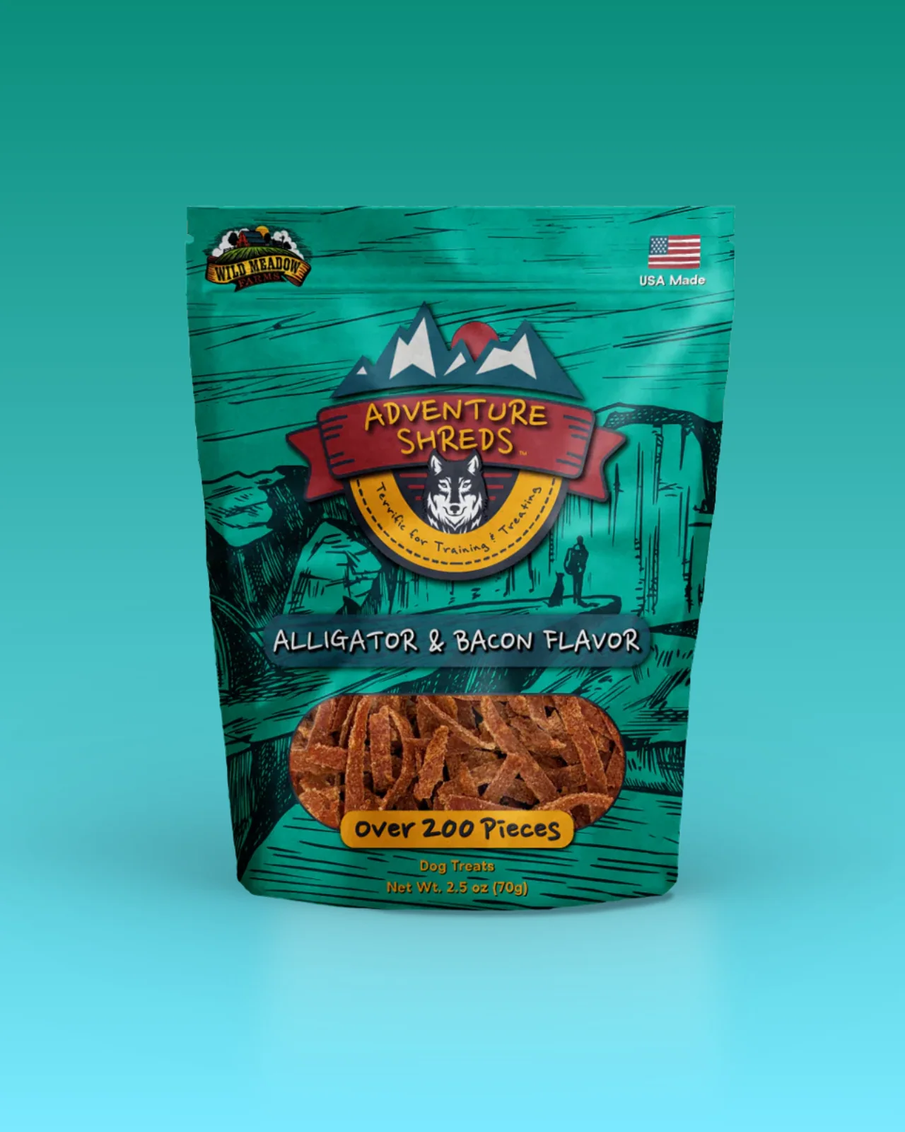 Adventure Shreds Alligator Dog Treat (Made in the USA) - Image 3