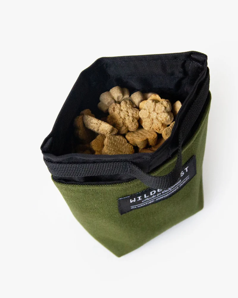 Alamo Dog Treat Pouch in Olive Green - Image 2