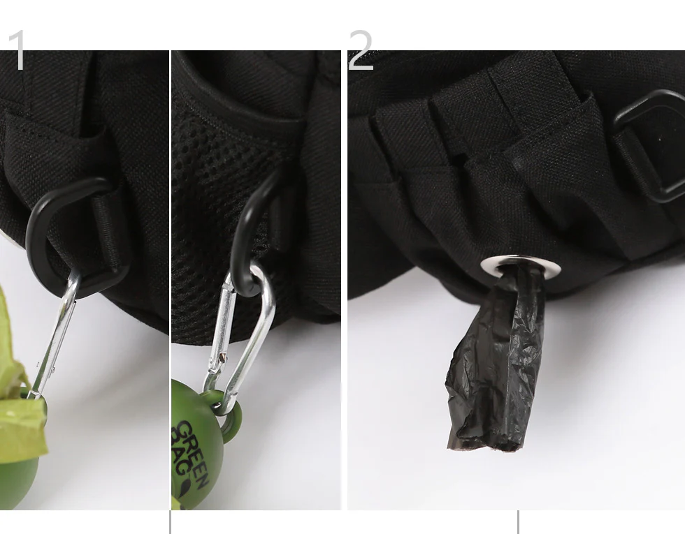 Hands-Free Hip Bag in Black - Image 5