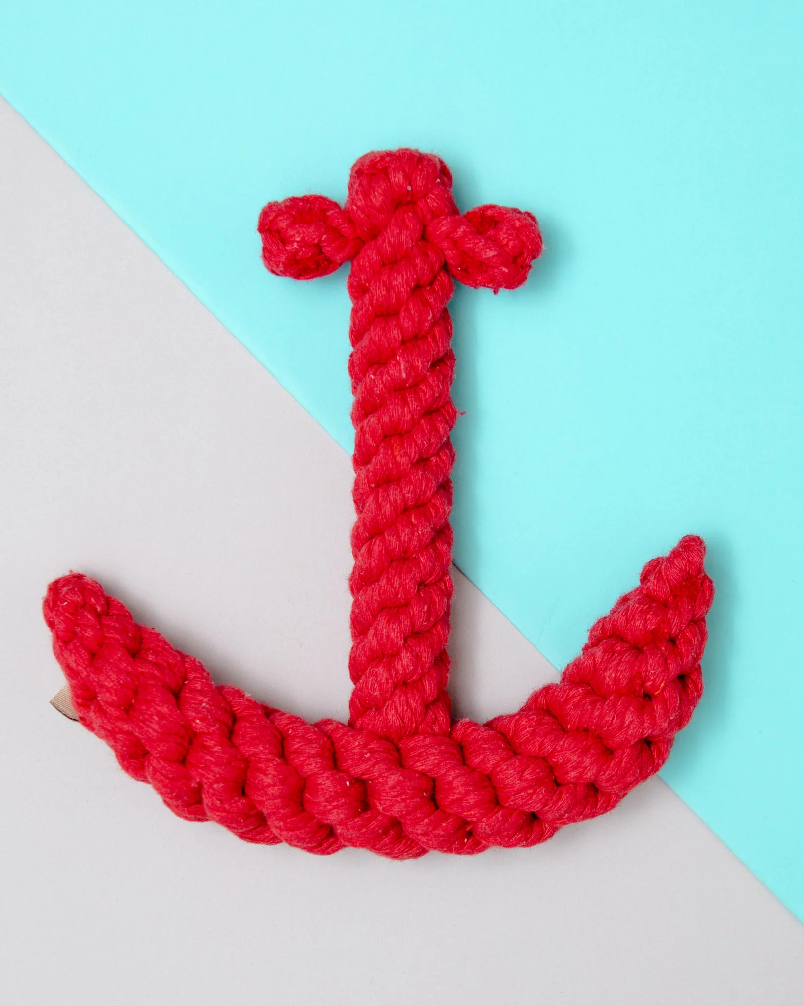 Anchor Rope Dog Toy in Red