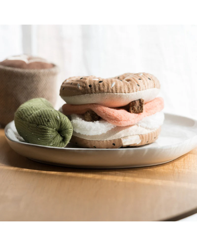 Bagel & Pickle Plush Dog Treat Toy - Image 4