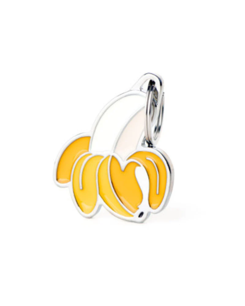 Banana Dog Custom Pet ID Tag