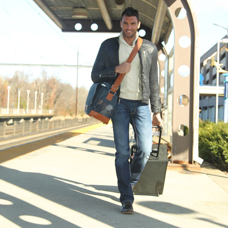 BARK N' BAG | Organic Denim Outback Messenger - Image 6
