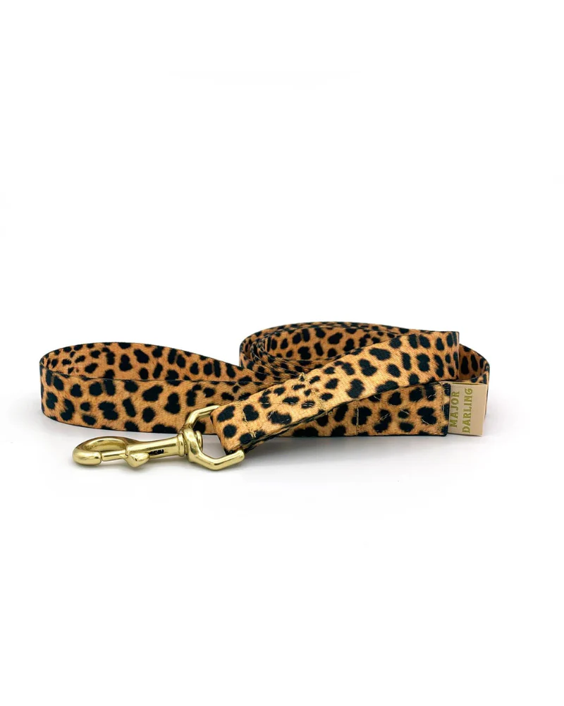 Basic Nylon Dog Leash in Leopard (Made in the USA) - Image 5