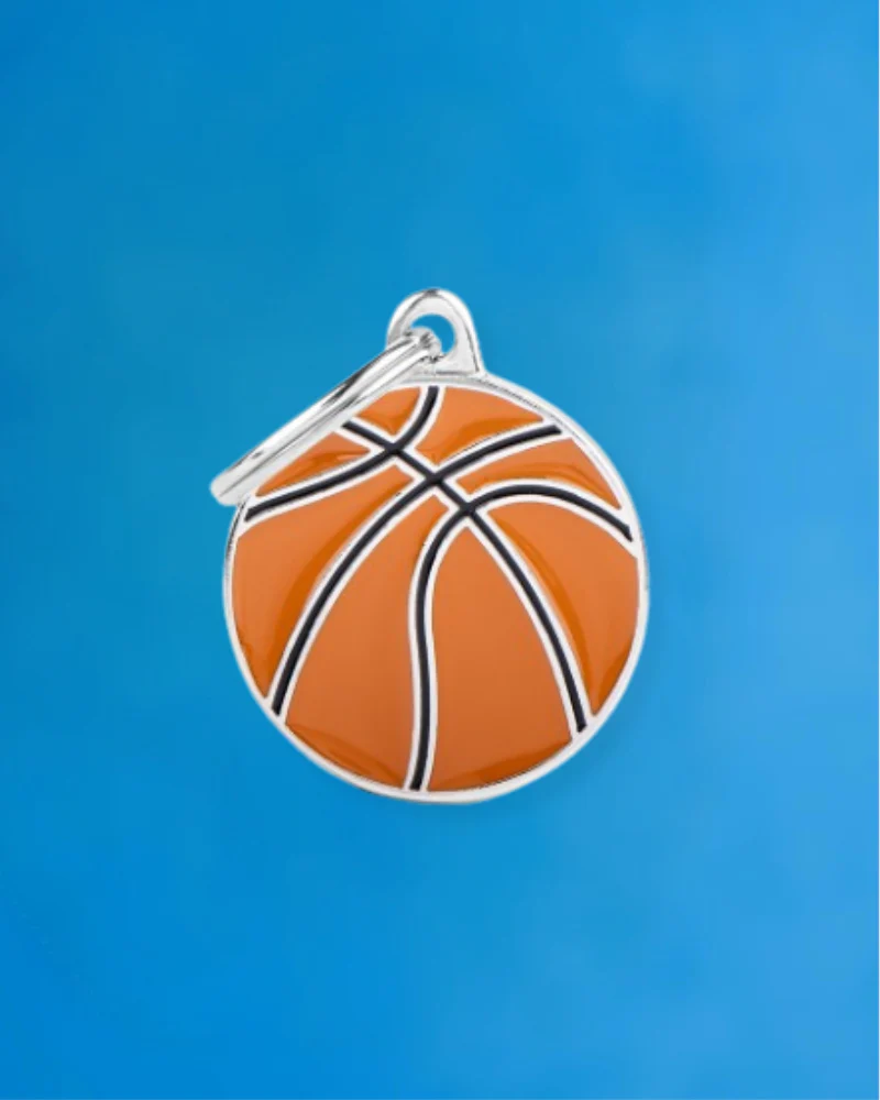 Basketball Custom Pet ID Tag