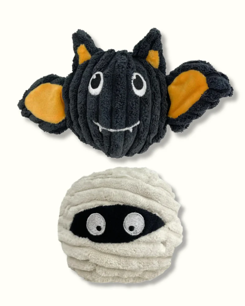 Bat + Mummy EZ Squeaky Dog Toy Set - Image 3