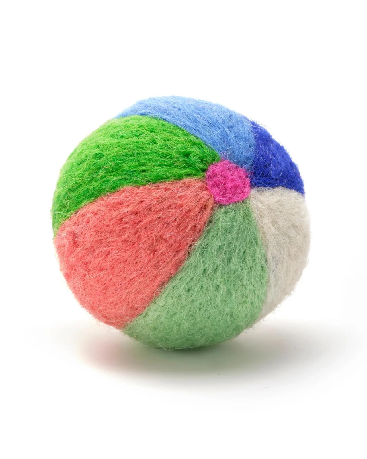 Beach Ball Summer Wool Cat Toy - Image 2