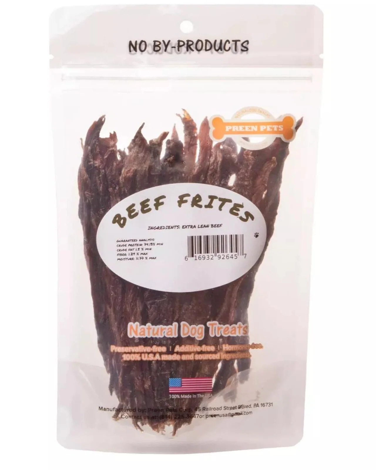 Beef Frites Dog Treats (Made in the USA) - Image 2