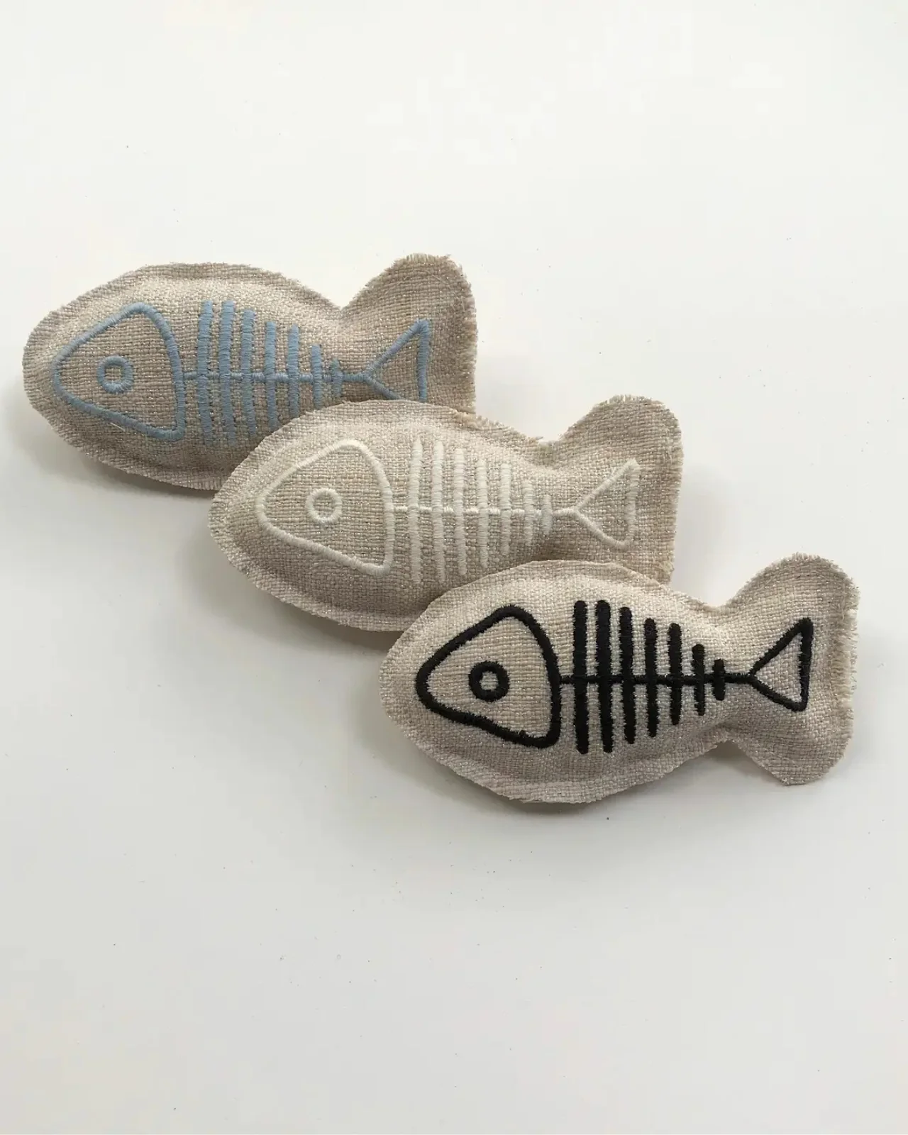 Beige Fish Catnip Toy