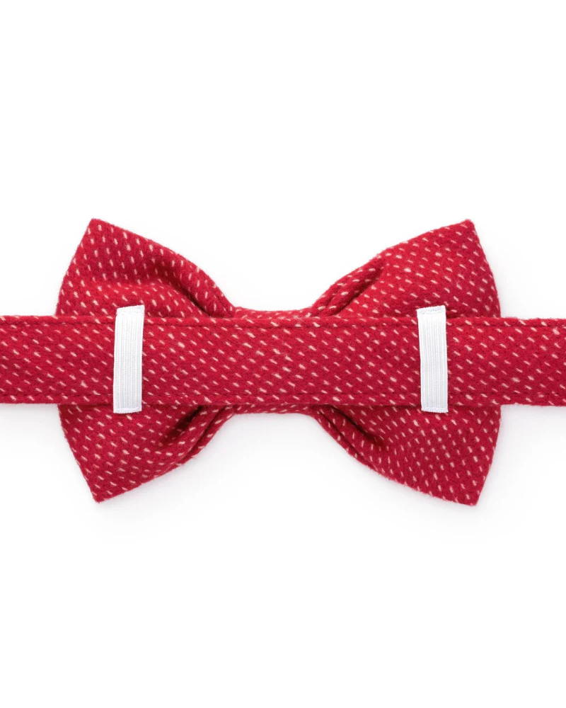 Berry Stitch Dog Bow Tie (Made in the USA) - Image 3