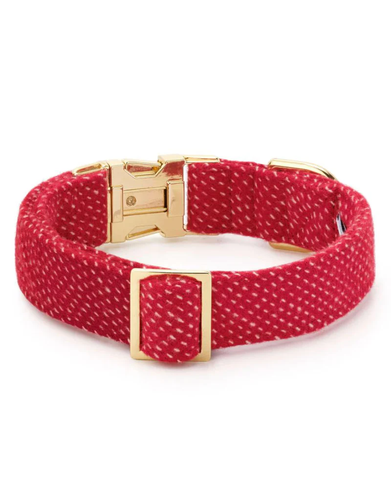 Berry Stitch Dog Collar (Made in the USA) (FINAL SALE) - Image 2