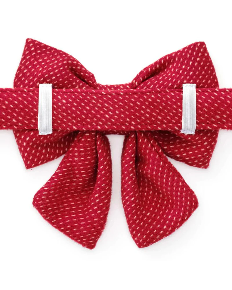 Berry Stitch Dog Lady Bow (Made in the USA) - Image 3