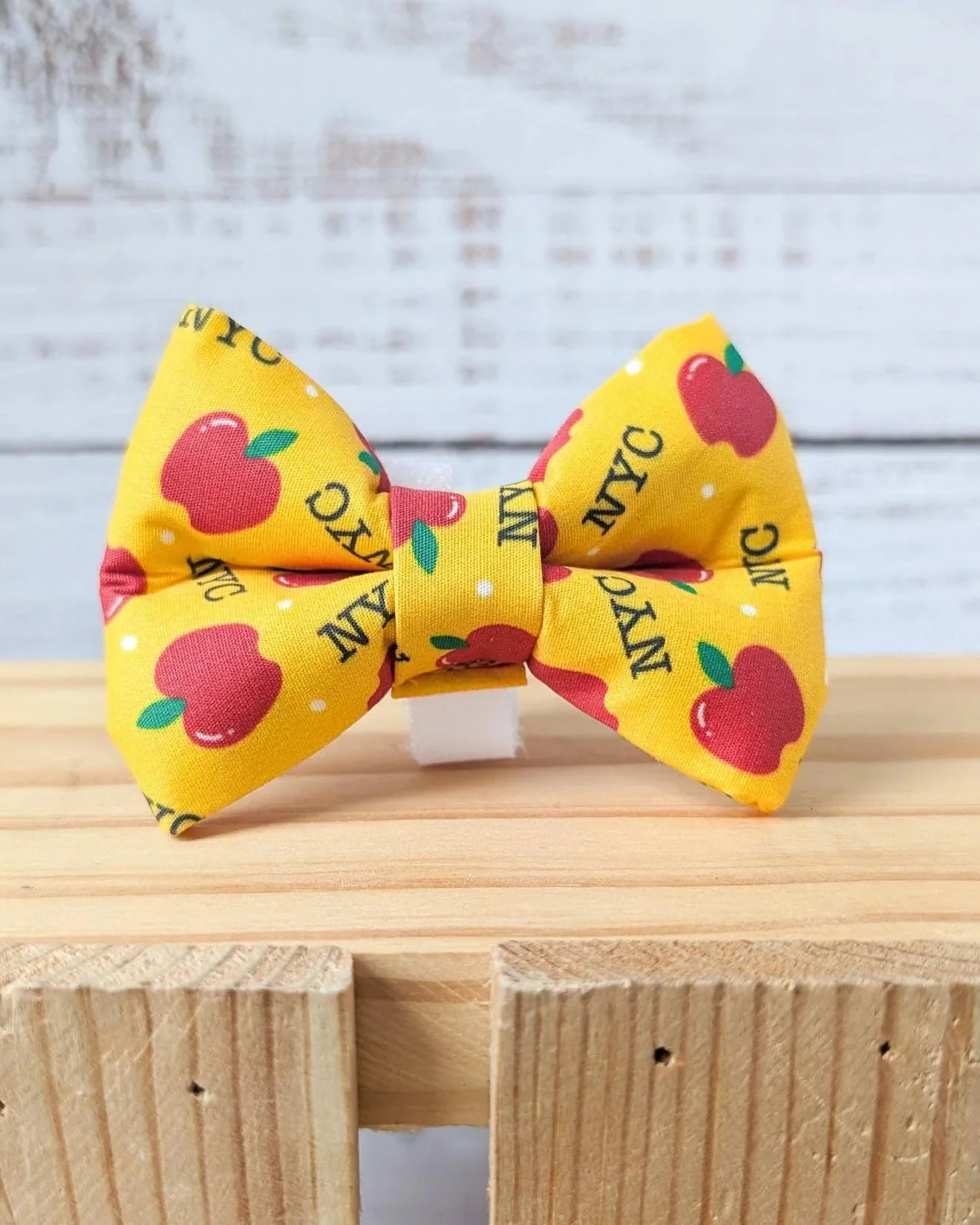 Big Apple NYC Dog Bow Tie (Made in the USA)