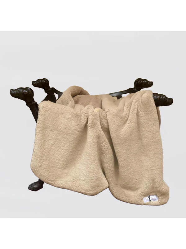 Big Baby Dog Blanket in Truffle (Made in the USA) - Image 3