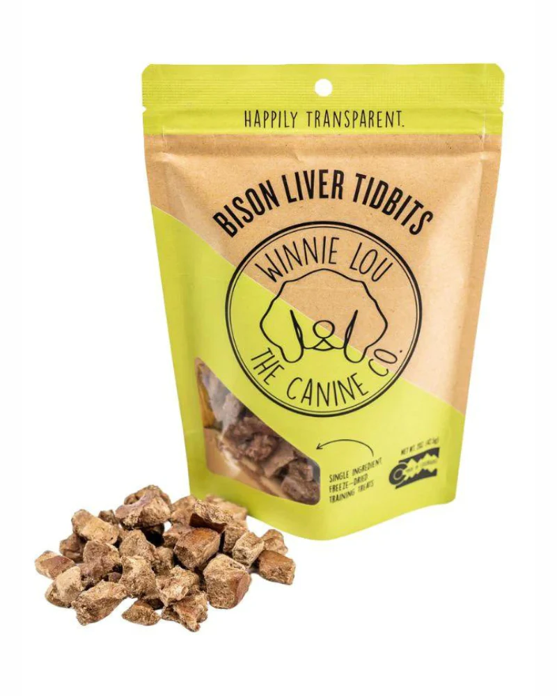 Bison Liver Tidbits Freeze-Dried Dog Treats - Image 5