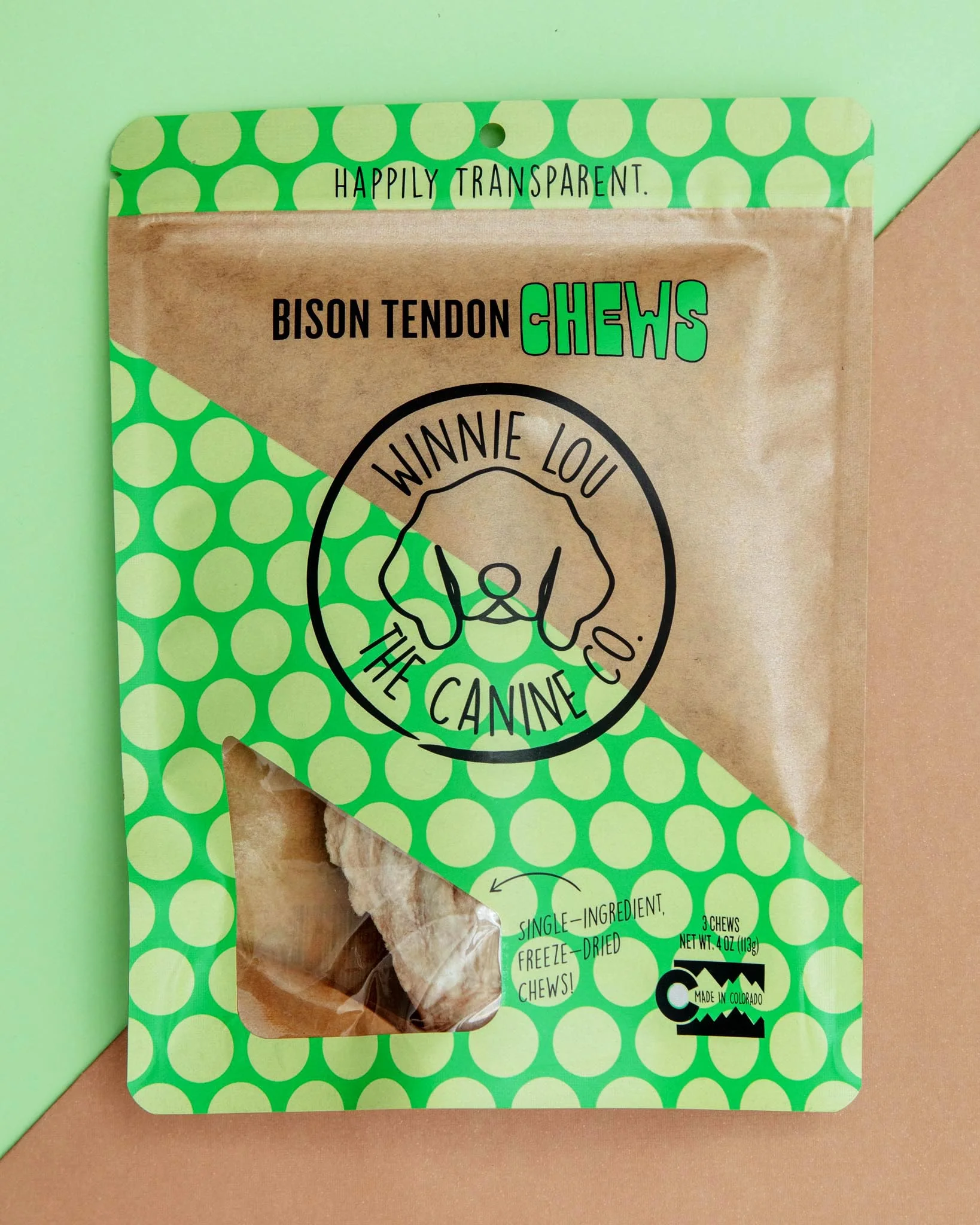 Bison Tendon Dog Chews