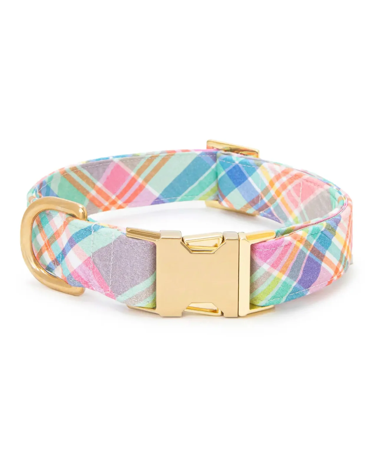 Blooming Plaid Dog Collar (Made in the USA) (FINAL SALE) - Image 4