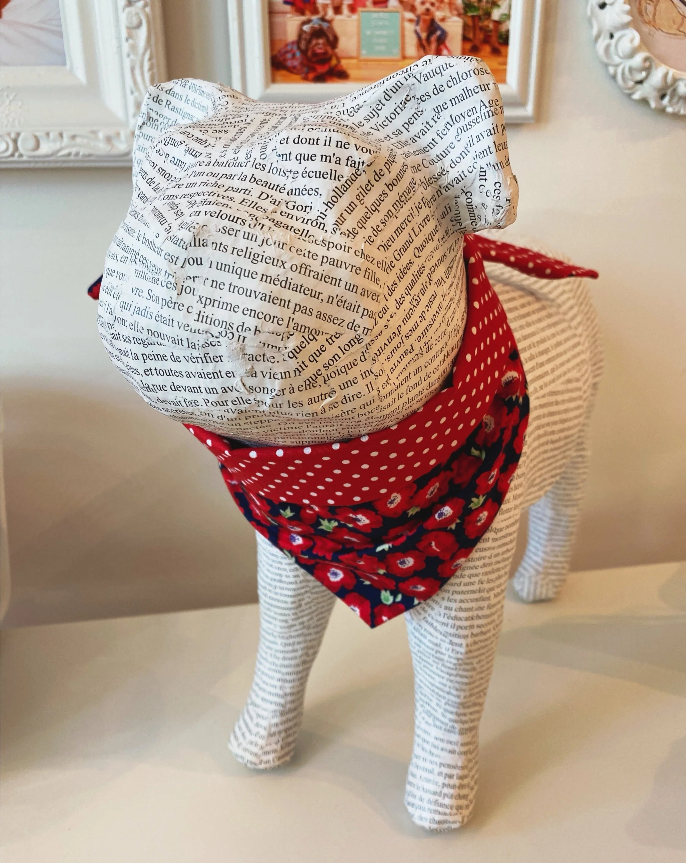 Elizabeth Floral Print Dog Bandana