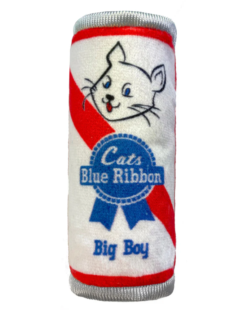 Blue Ribbon Crinkle Plush Cat Toy w/ Catnip - Image 4