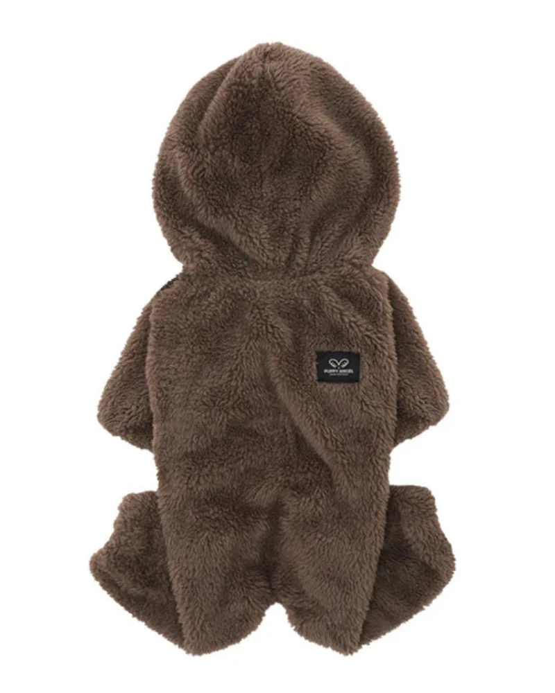 Boa Fleece Onesie for Dogs - Regular Fit (in Blue, Pink, Brown Ivory, or Grey) (FINAL SALE) - Image 50