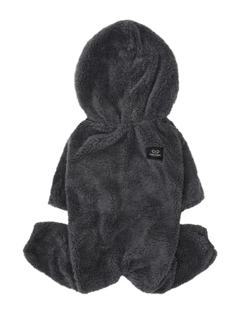 Boa Fleece Onesie for Dogs - Regular Fit (in Blue, Pink, Brown Ivory, or Grey) (FINAL SALE) - Image 77