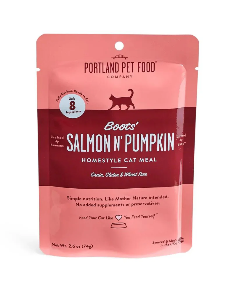 Boots' Salmon N' Pumpkin Cat Meal Pouch - Image 2