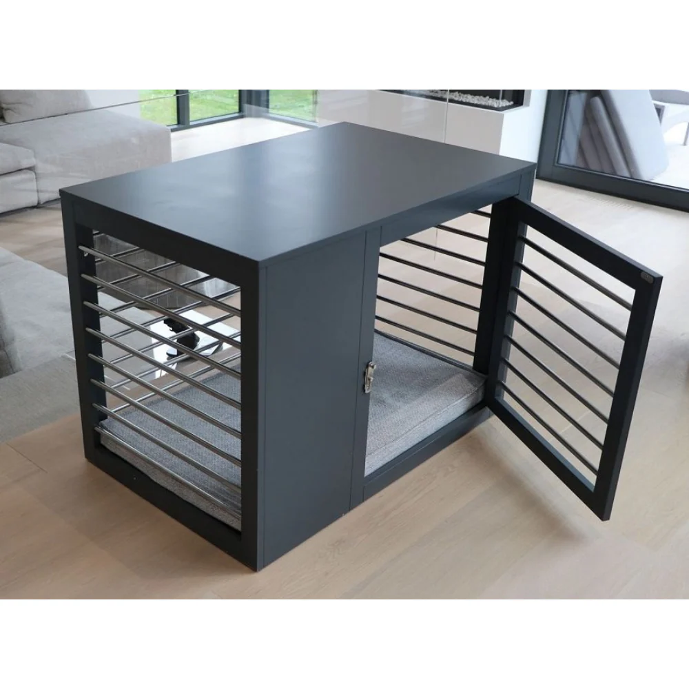 Moderno Dog Crate in Grey<br>(Direct Ship) - Image 3