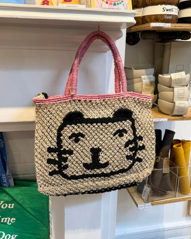 Cleo the Cat Jute Bag (FINAL SALE) - Image 3
