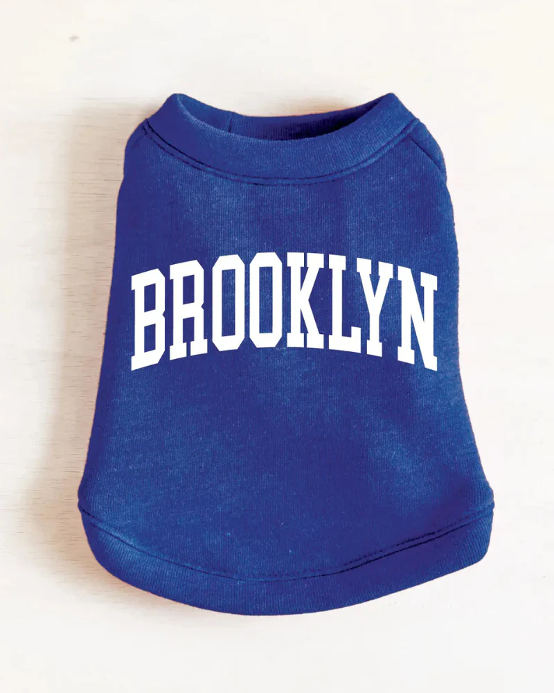 Brooklyn Dog Sweatshirt in Royal Blue Heather