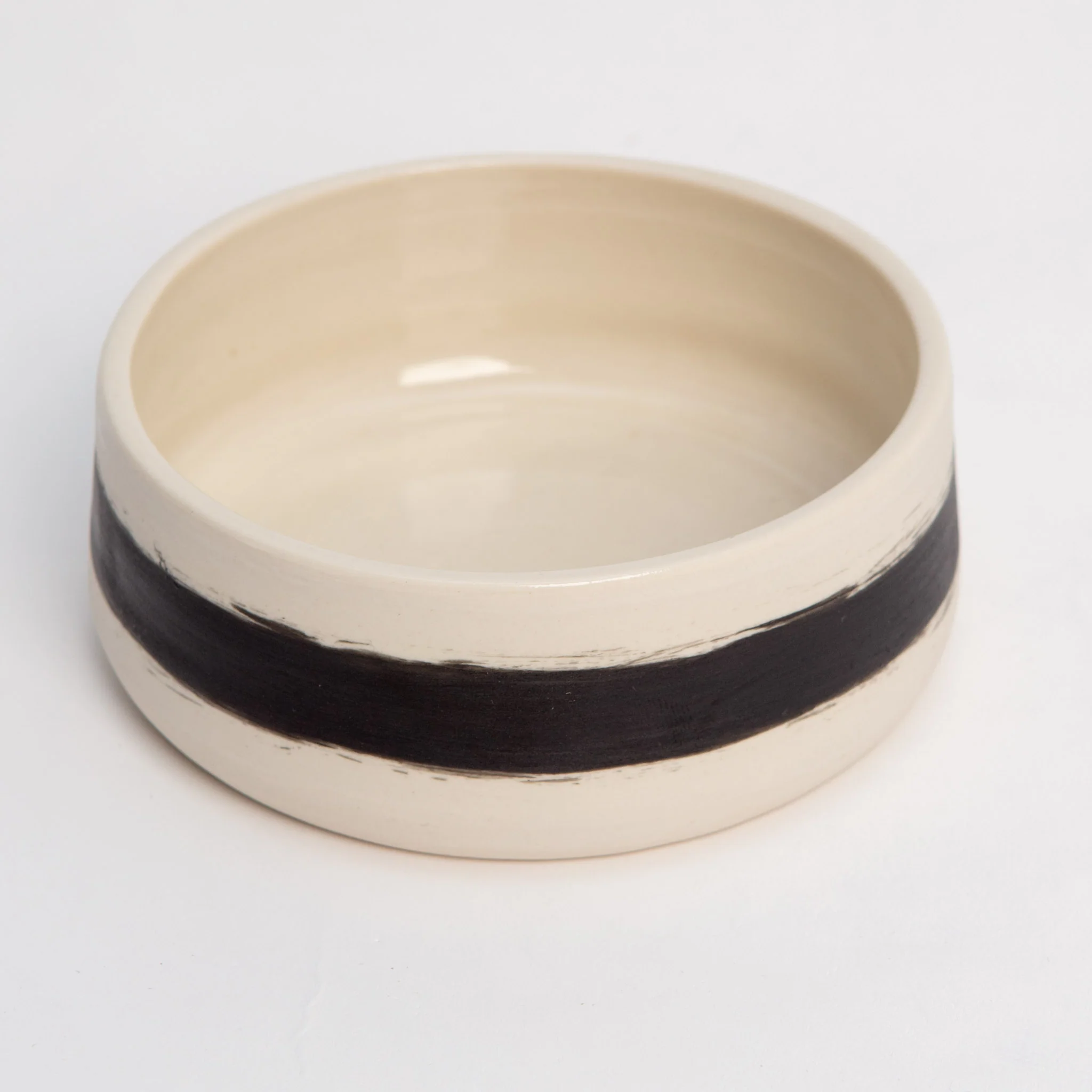 Black Brush Stroke Dog Bowl (DOG & CO. Exclusive) - Image 2