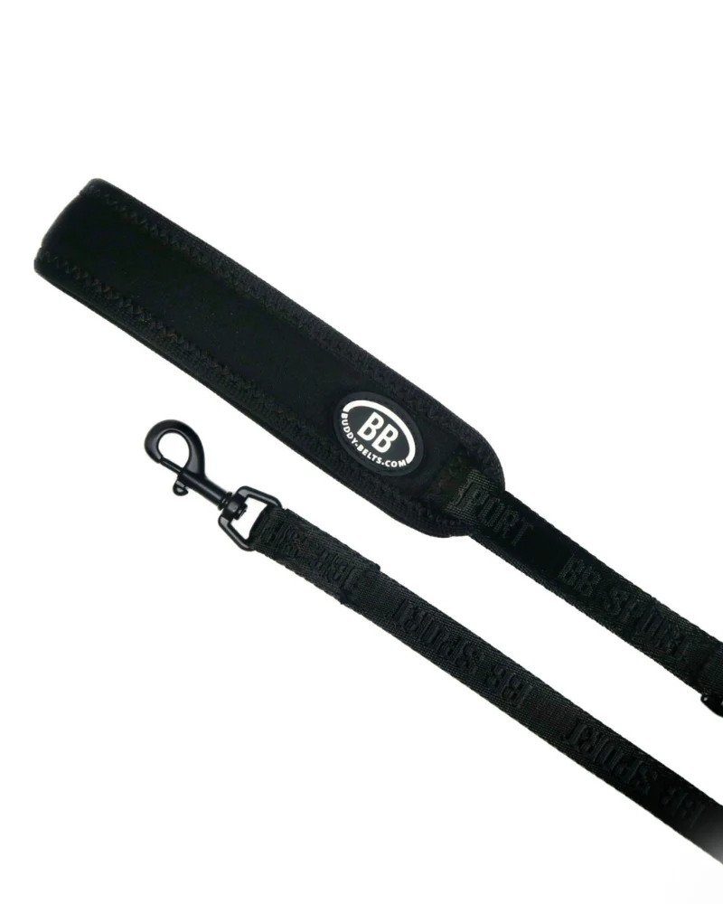 Buddy Belt Sport Leash in Black - Image 3