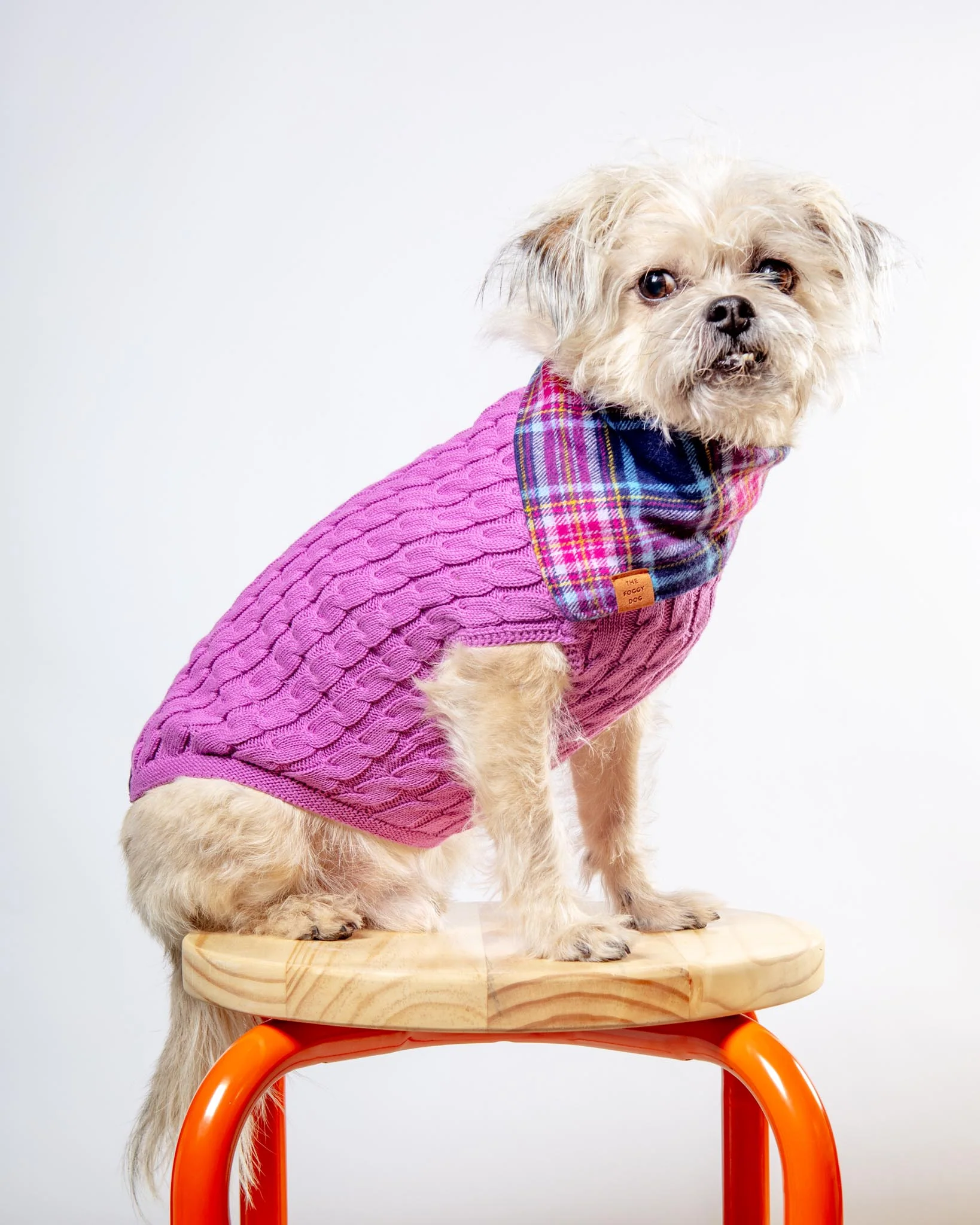 Camilla Flannel Plaid Dog Bandana (Made in the USA) - Image 3