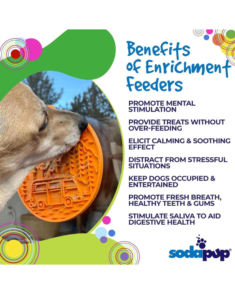Camp Enrichment Lick Mat with Suction Cups (Made in the USA) - Image 5