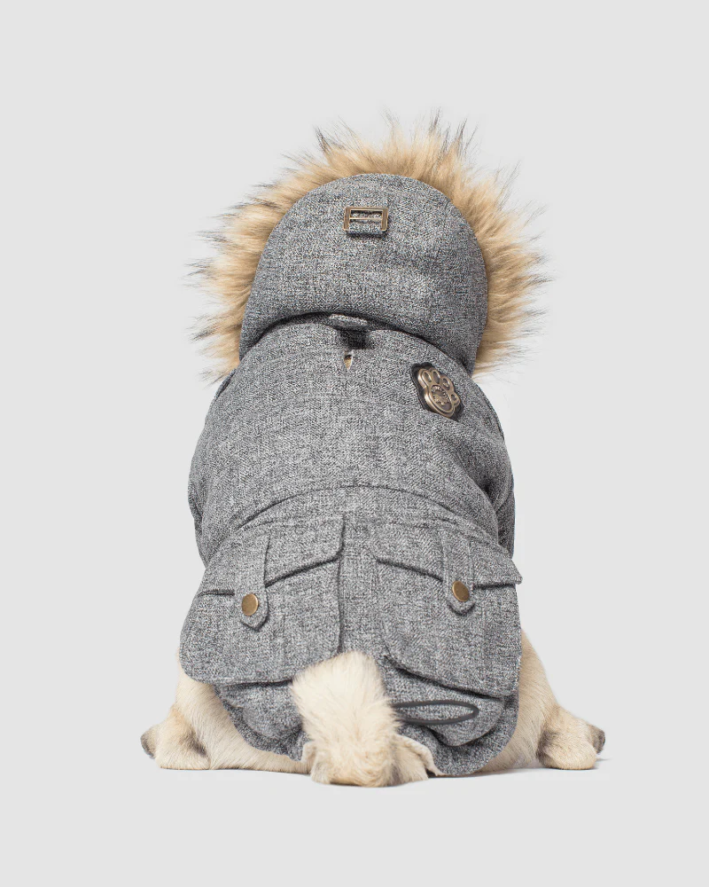 Alaskan Army Dog Parka in Salt and Pepper (FINAL SALE) - Image 3