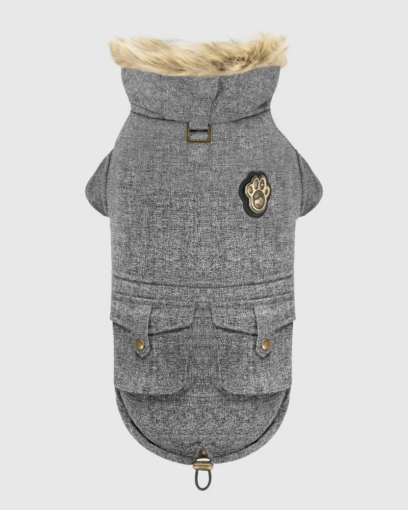 Alaskan Army Dog Parka in Salt and Pepper (FINAL SALE) - Image 5