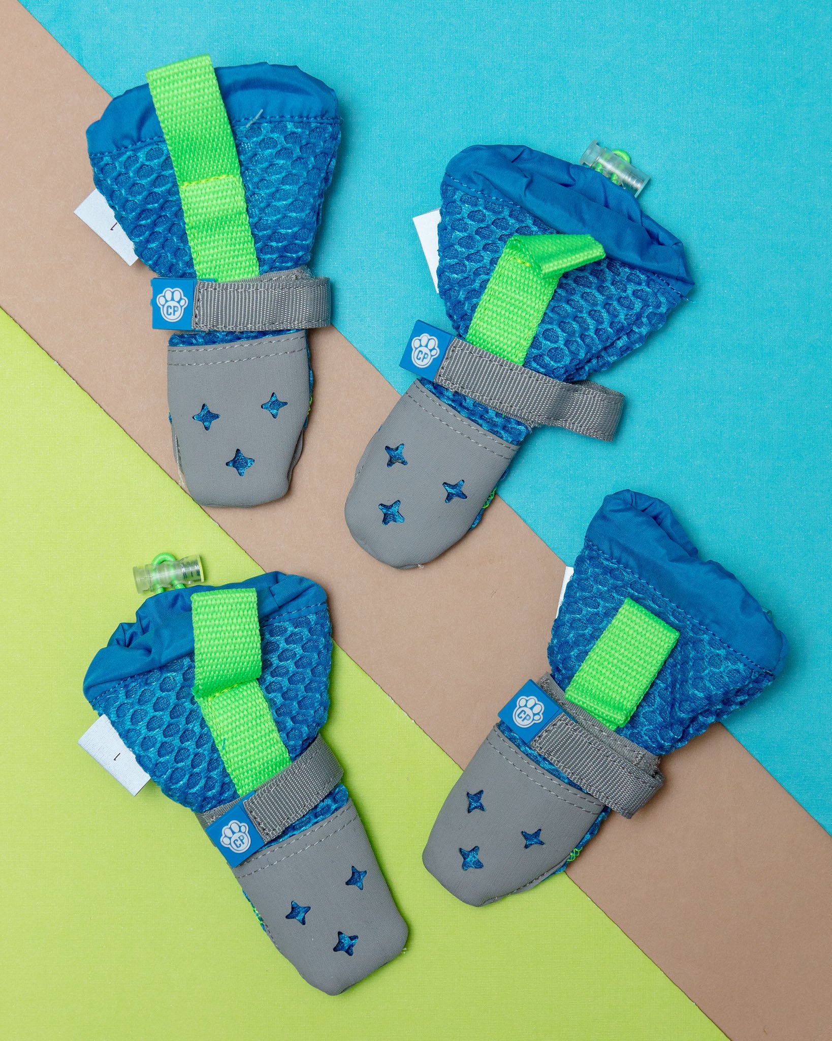 Hot Pavement Dog Boots in Blue and Green << CLEARANCE >> - Image 5