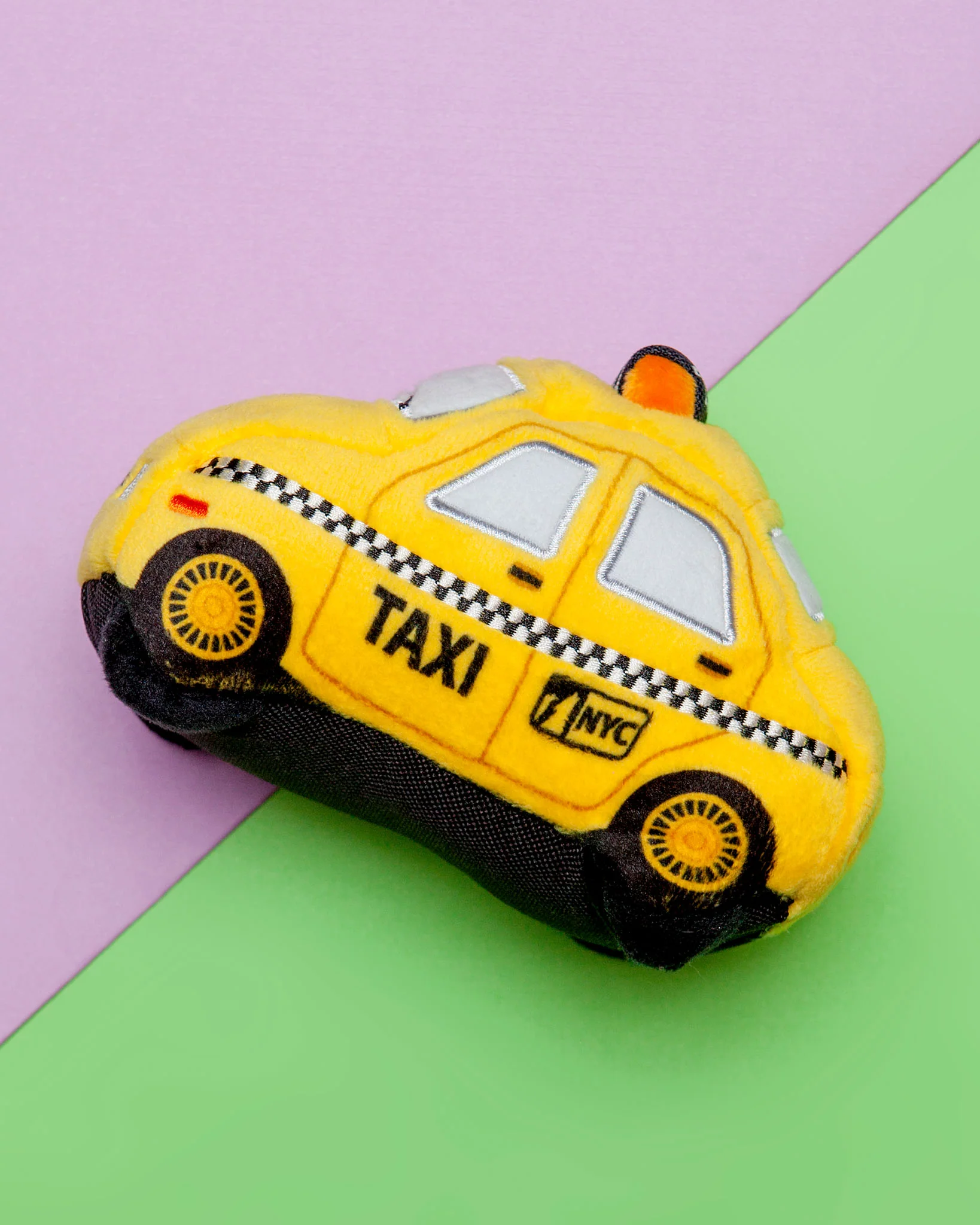 Canine Commute Taxi Plush Crinkle + Squeaky Dog Toy - Image 6