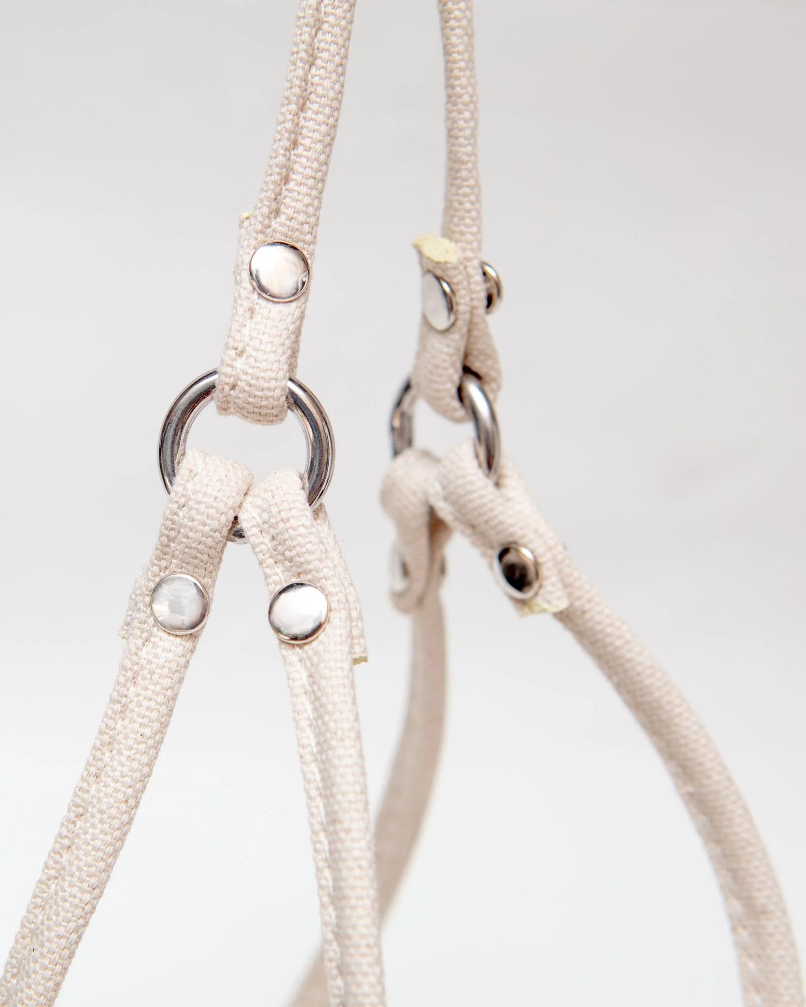 Step-In Adjustable Dog Harness in Natural Canvas (Made in the USA) - Image 3