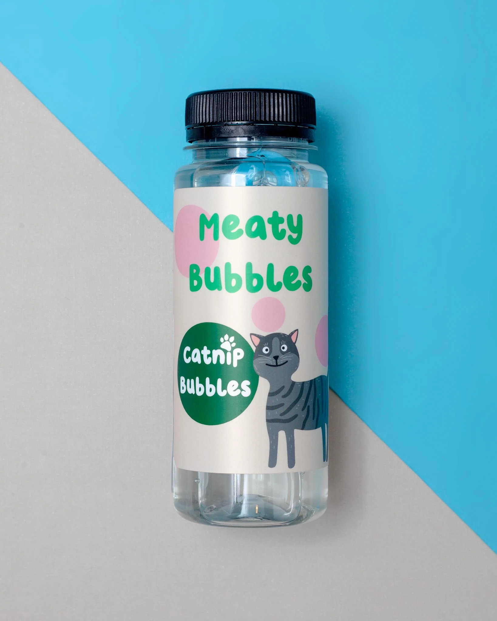 Catnip Flavored Cat Bubbles (Vegan Friendly, Gluten Free & Halal Safe)