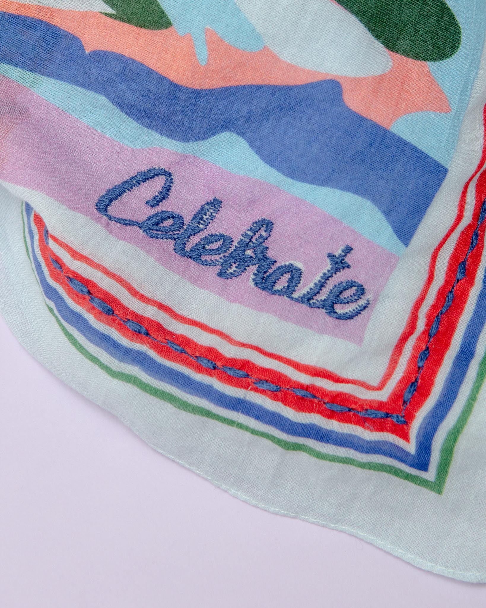 Celebrate! Embroidered Dog Bandana (FINAL SALE) - Image 2