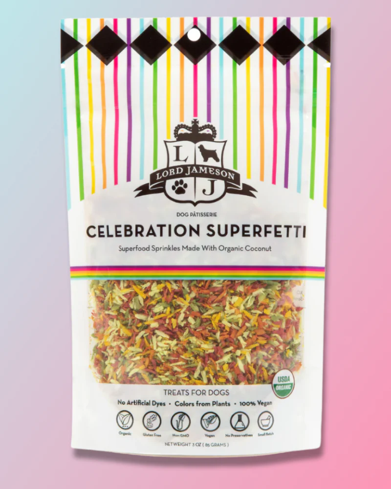Celebration SuperFetti Organic Dog Sprinkles (Vegan) - Image 2