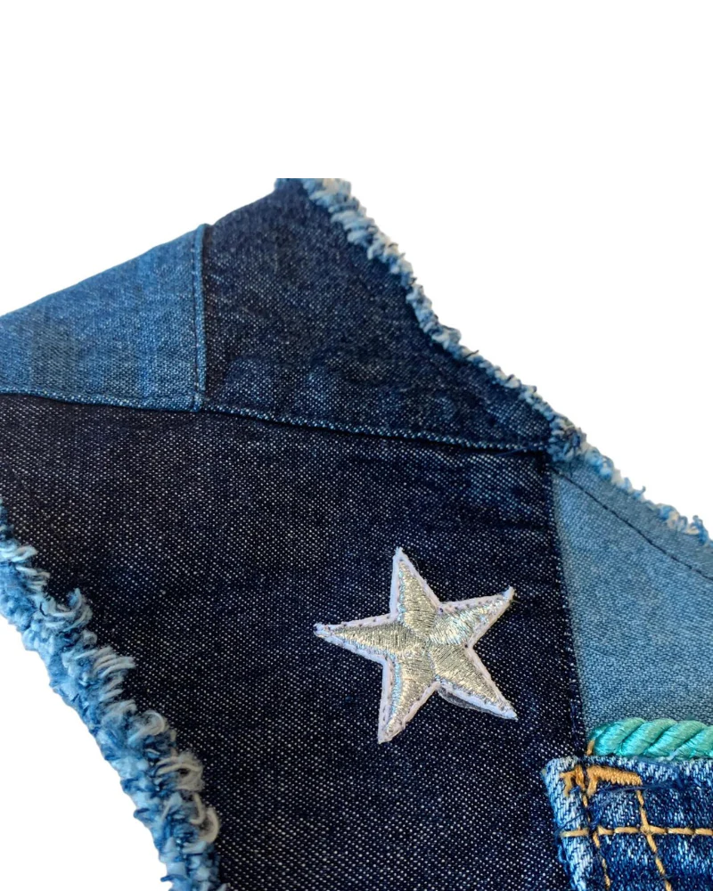 Celestial Denim Harness Vest for Dogs (Made in the USA) (FINAL SALE) - Image 8