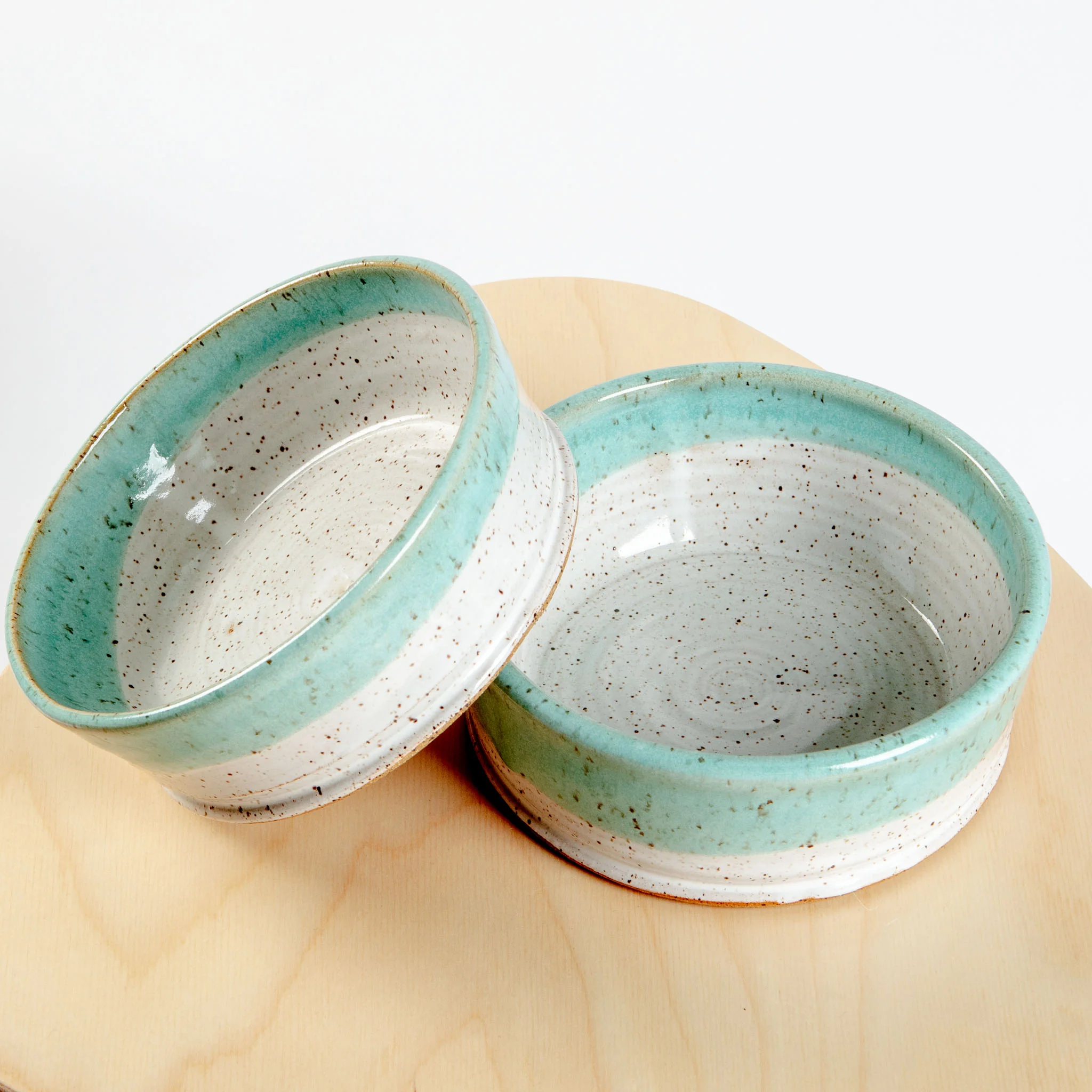 Ceramic Jade Dog Bowl (Made in the USA) (FINAL SALE) - Image 4