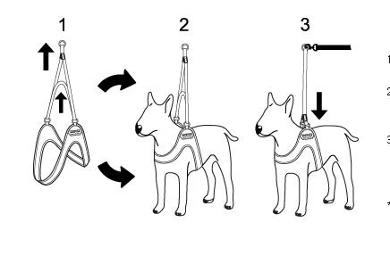 Adjustable Easy Dog Harness in Black - Image 7