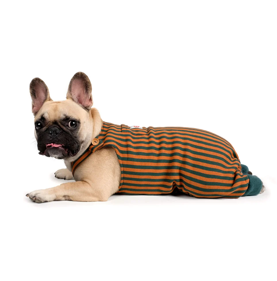 CHARLIE'S BACKYARD | Donut Overalls in Brown - Image 6