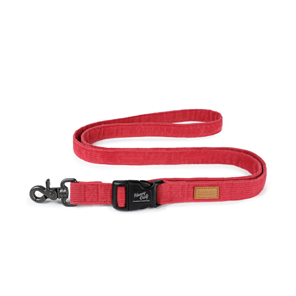 CHARLIE'S BACKYARD | Field Leash in Red - Image 3